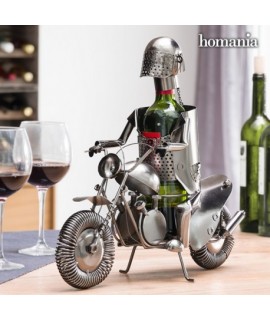 Kovový stojan na víno Motorkár Homania