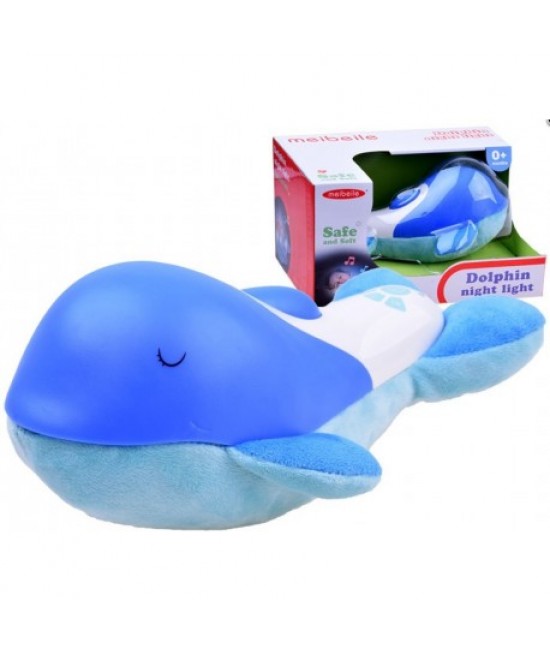 Lampička hrajúci delfín