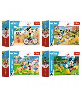 Mini puzzle - Disney Mickey - sada 4ks
