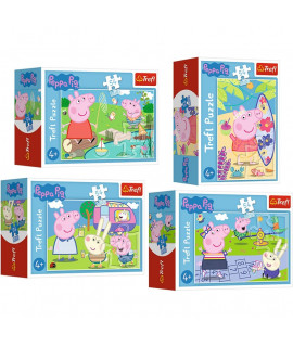 Mini puzzle - Peppa Pig - sada 4ks