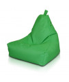 Mini sedací vak Ecopuf - KEIKO S polyester NC2 - Zelená