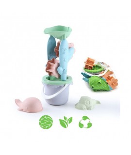 Mlyn s hračkami do piesku z Bio-plastu 4ks