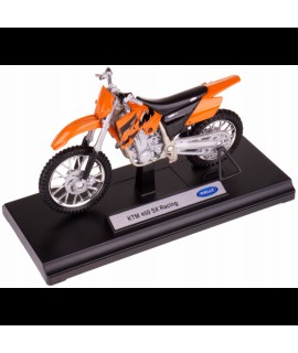 Model motorky na podstave - Welly 1:18 - KTM 450 SX Racing