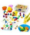 Montessori hra - Spočítaj medvedíkov - 44 dielov