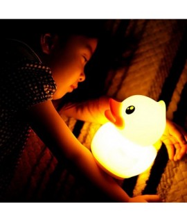 Nabíjateľná LED nočná lampička - Kačička