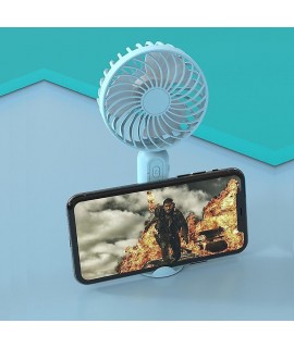 Nabíjateľný ventilátor so stojanom pre smartfón