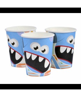 Papierové poháre - Monsters 250ml