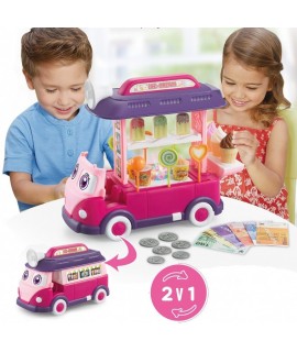 Pojazdná zmrzlináreň pre deti - Woopie Bus 2v1