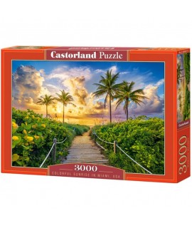 Puzzle Castorland - Sunrise in Miami 3000 dielikov