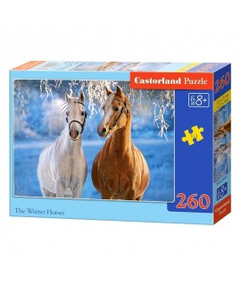 Puzzle Castorland - Winter Horses 260 dielikov