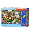Puzzle Castorland - Zvieratká v parku 180 dielikov