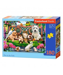 Puzzle Castorland - Zvieratká v parku 180 dielikov