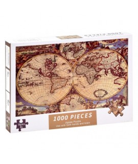 Puzzle starodávna MAPA SVETA 1000 dielikov