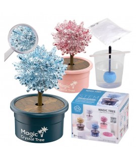 Rastúci krištáľový strom šťastia - Magic Crystal Tree Ružová