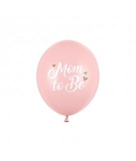 Set balónikov - Mom to Be - 30cm (6ks) Ružová