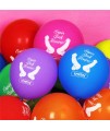Set farebných balónov Super Dick Forever, 30cm (7ks)