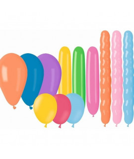 Set latexových balónov - 4 druhy, (25ks)