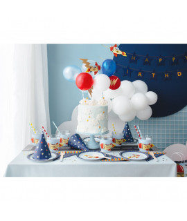 Set mini balónikov na tortu - lietadlo mix - 10ks