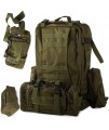 Taktický vojenský batoh 48,5L - zelený