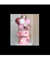 Tortové balóniky - Topo De Bolo (10ks) Ružová