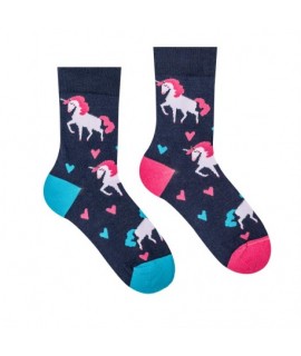 Veselé ponožky HESTY - Unicorn - Detské 25-29