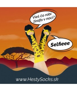 Veselé ponožky HESTY - Žirafa 43-46
