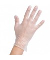 Vinylové rukavice nepudrované biele - balenie 100 ks L