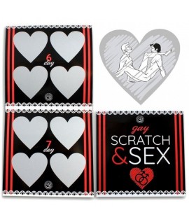 Zoškrabovacie obrázky s polohami - Scratch & Sex - Gay